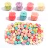 20pcs/lot 8mm Imitation Coral Beads Colorful Lily Of The Valley Flower Loose Beads For DIY Exquisite Bracelet Necklace Jewelry