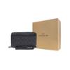 Coach Double Zip Wallet 20 Classic Monogram Long Zipper Closure Coated Canvas And Leather Card Holder Men Wallet Black 67626-N3A