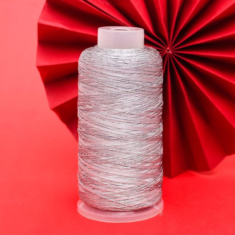 

DIY Golden and Silver Color Cord Handmade Woven Accessories Strand 3 strands of silver wire (690 m)