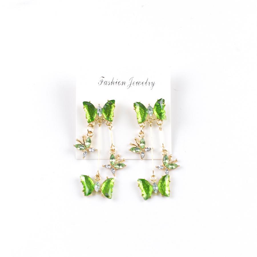 Butterfly Tassel Earrings For Ladies, Delicate Butterfly Dancing, Light Luxury, Cool And High-End Fashion Jewelry Gift