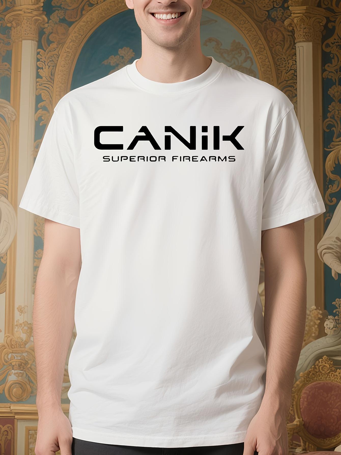 Canik PLUS SIZE Tshirt - White with Bold CANIK and SUPERI... L