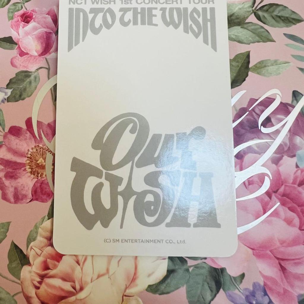 [USED] Korean NCT WISH Official Unit Trading Card Jaehee Yusi
