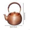 Kupferkessel zum Erhitzen von Wasser Traditionelle chinesische Teekanne Teehaus
