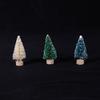 3Pcs Artificial Mini Christmas Tree Set with Snow Frosted Tips 3.5-15cm
