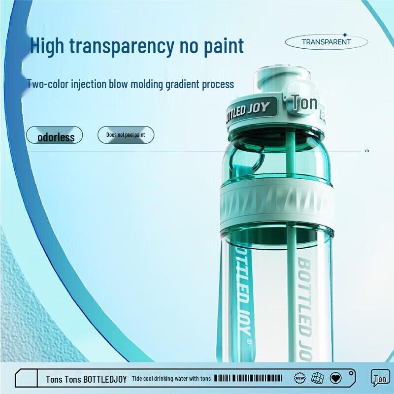 Ton Ton Large Capacity Fitness Water Bottle