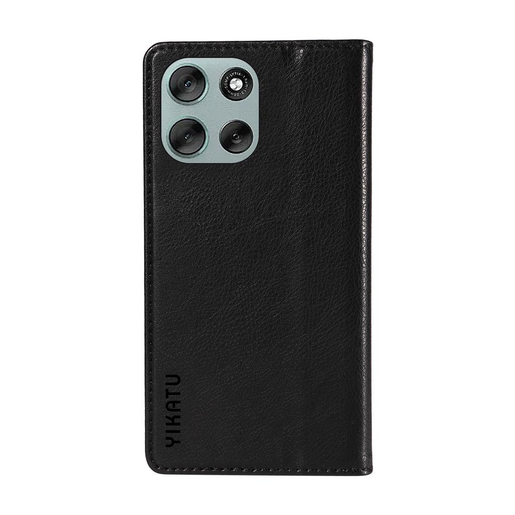 For Motorola Moto G56 5G Wallet Case YIKATU YK-006 Magnetic Closure Leather Phone Cover Litchi Texture