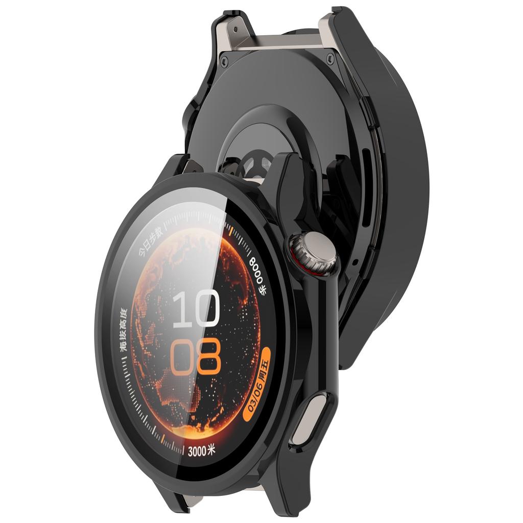 Tempered Glass+PC Cover For Oppo Watch X3 Case Soft TPU All-Around Screen Protector Watch Cases For Oneplus Watch 4 Accessories