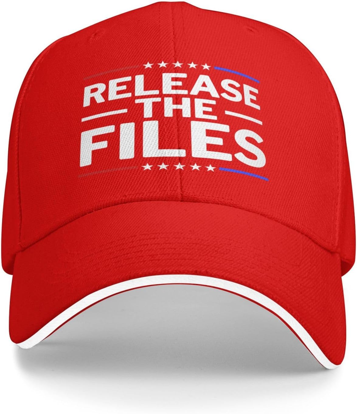 

Release The Files Embroidered Baseball Cap Polyester Adjustable Summer Outdoor Trucker Hat One Size