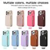 Leather Wallet Phone Case With Strap IPhone 15 Pro Max Multi Card Holder Shockproof Cover