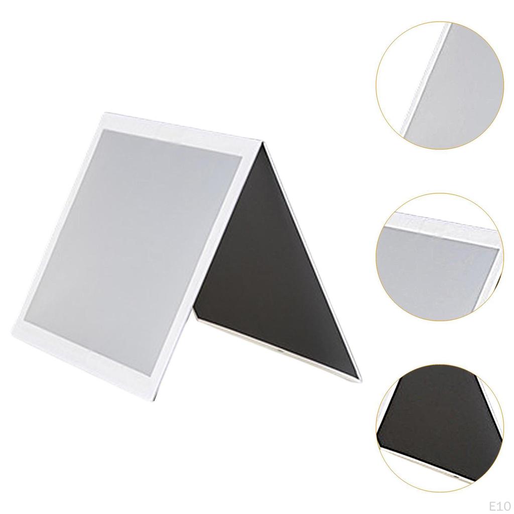 Cardboard Light Reflector for Photography with Degree Rotation Food Images