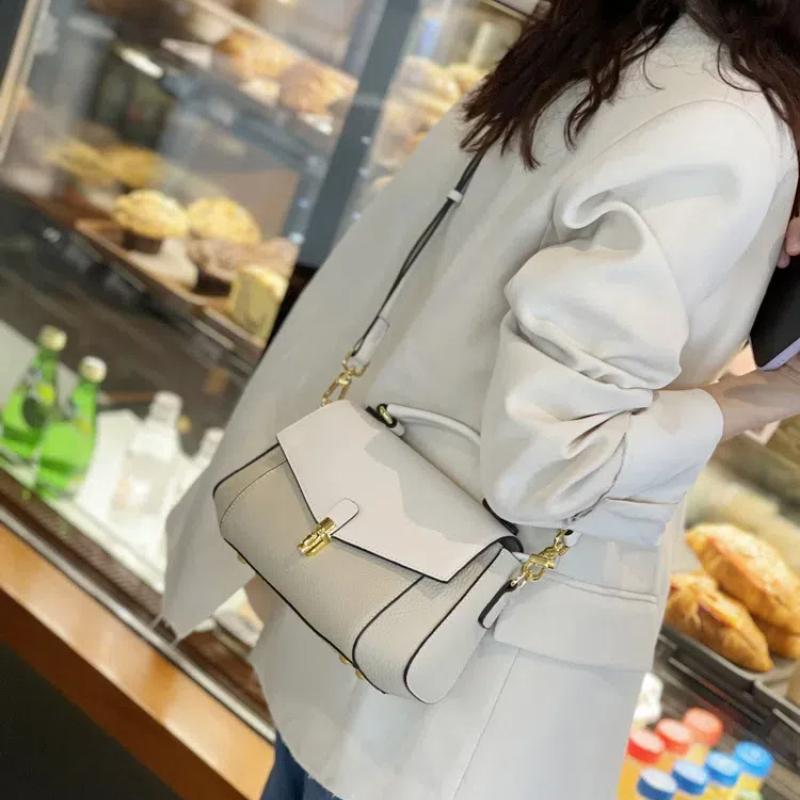 Genuine Leather Women's Bag New Trendy All-match Messenger Shoulder Bag Ladies Fashion First Layer Cowhide Handbag High Quality Purse