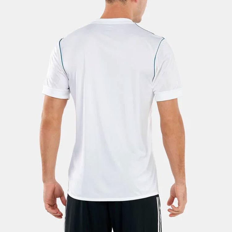 Adidas Real Madrid 17-18 Season Home Jersey With Letter Logo Stripes Men Tops White AZ8059