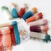 Gradient Color, Scarf, Girls, Autumn/winter, Shawl, Plush Scarf, Warm Scarf