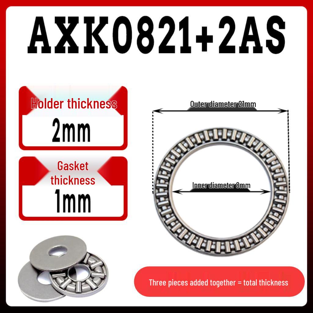 AXK Axial-Nadellager (Identifikation: 5-50 mm, Flach)