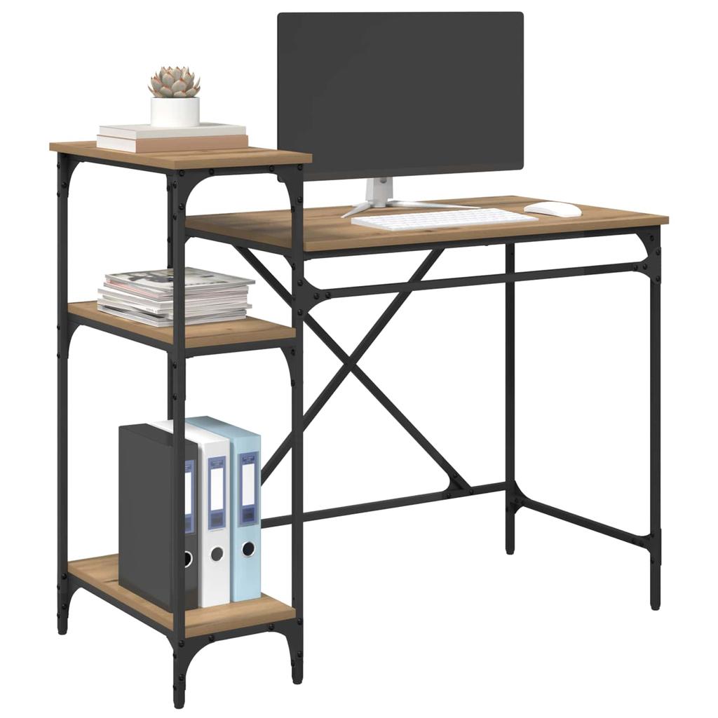 Artisan Oak Desk 105 x 50 x 90 cm Particleboard