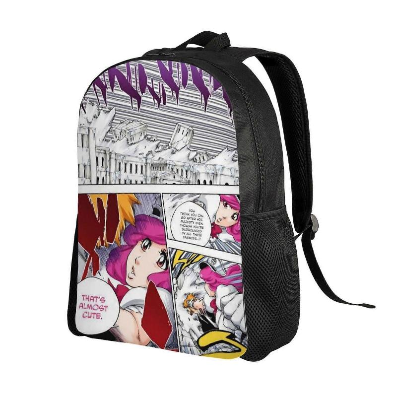 Meninas McAllon Anime Backpack Cartoon Travel Bags 3D Printed Casual Daypacks-SYS393