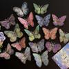 10Pcs 3D Hollow Colorful Butterfly Wall Stickers Pet Waterproof Decorative Stickers For Scrapbooking Diy Home Wall Journal