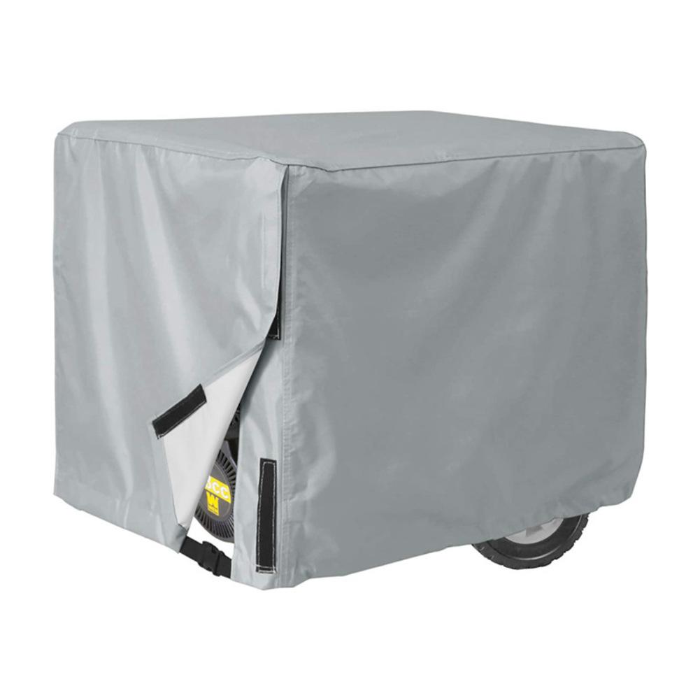 Generator Cover Outdoor Waterproof Heavy Duty 420D Polyester Fabric with Sealed Seams and Elastic Hem for Dustproof Protection