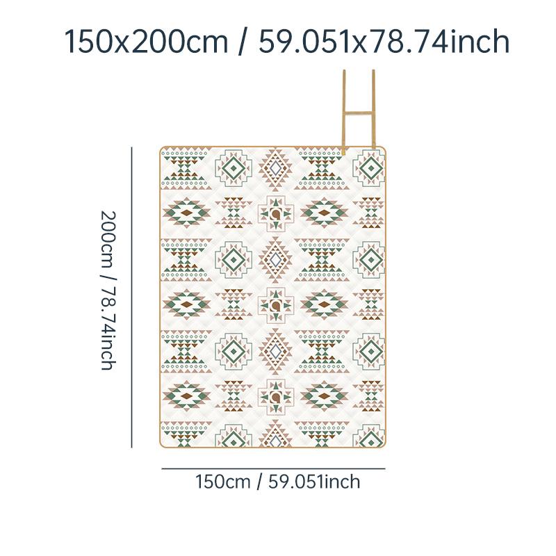 

Outdoor Picnic Blanket, Foldable Blanket Checkered Picnic Mat, Suitable for Beach, Camping, Lawn Park Accessories