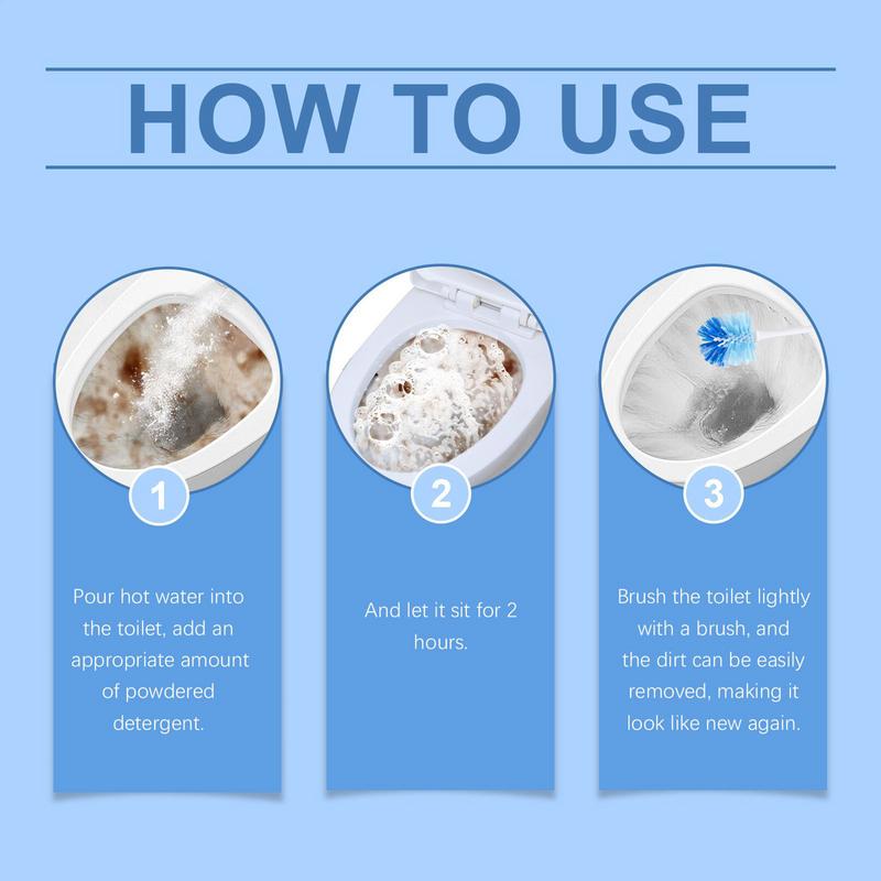 Toilet Cleaner Gentle Toilet Bowl Cleaner Cool Deep Foam Packs With Food-Grade Formula For Household Use