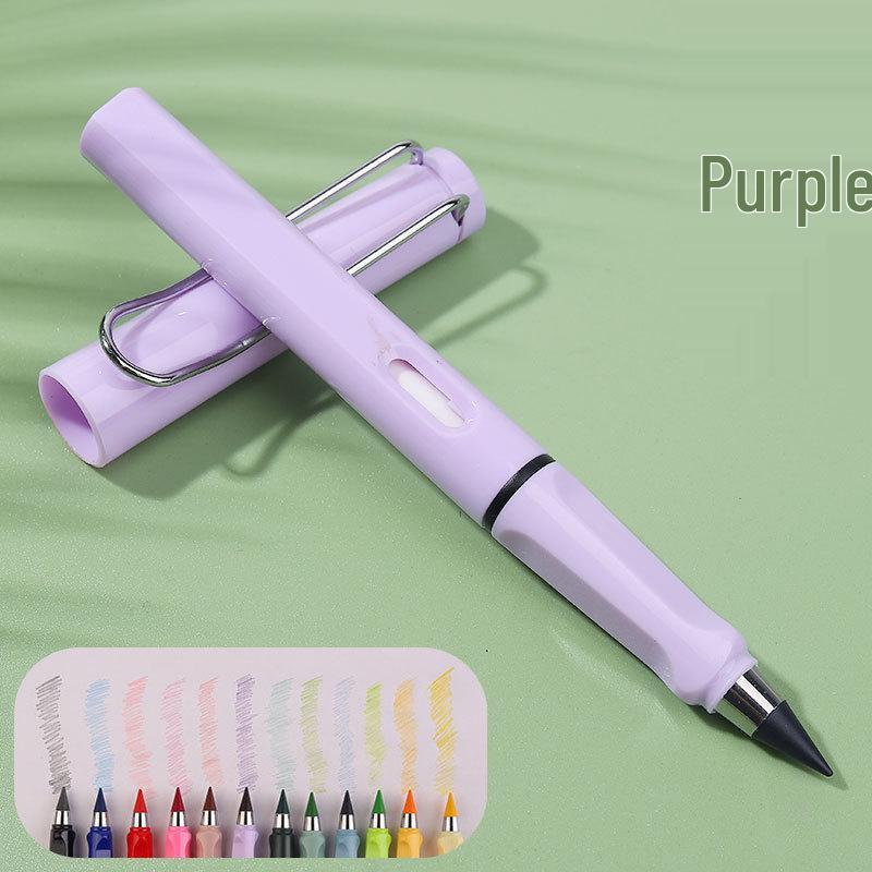 Erasable Colored Pencils Set: 12 Eternal Colors, No Sharpening Needed, Perfect for Kids and Students