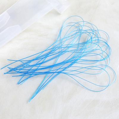 Nylon Loop Design Dental Floss Threaders Orthodontic Interdental Implant Hoop Traction Thread Disposable with Box for 70Pcs