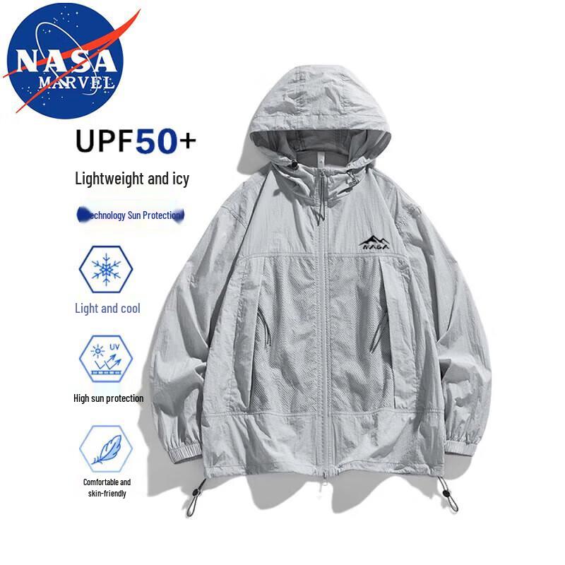 Мужская солнцезащитная куртка с капюшоном NASA MARVEL M