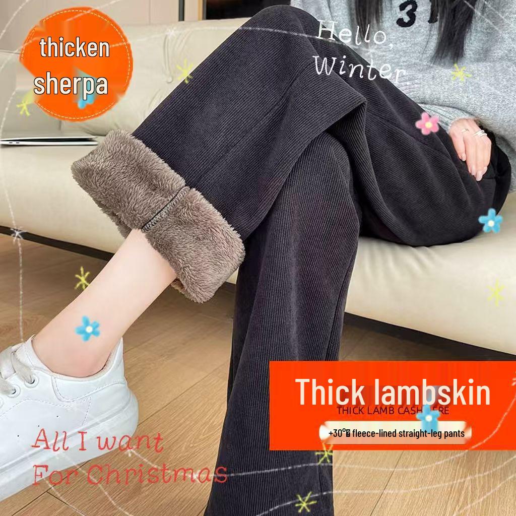 

Толстые брюки из шерсти на широких штанинах с подкладкой из толстого флиса из овечьей шерсти S for under 45 kg