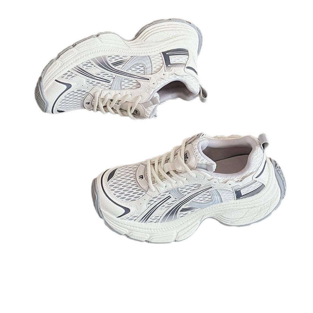 Dad shoes women's summer 2025 new shoes women's shoes thick sole inner height increase mesh breathable ultra-light sports and leisure shoes