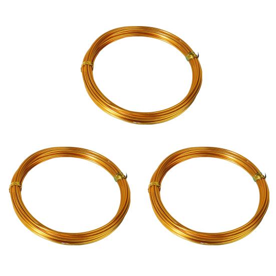 

3 рулона алюминиевой проволоки 30 метров анодированная проволока для рукоделия мягкая гибкая проволока для ювелирных изделий для моделей кукольных скелетов DIY ремесленные скульптуры золотистый