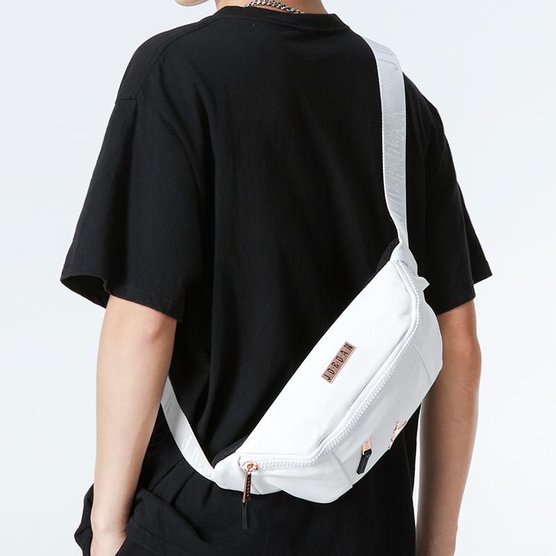 Jordan Polyurethan Ein-Schulter Crossbody Gürteltasche Normal Unisex Weiß Jordan HA5507-101 Jordan HA5507-101