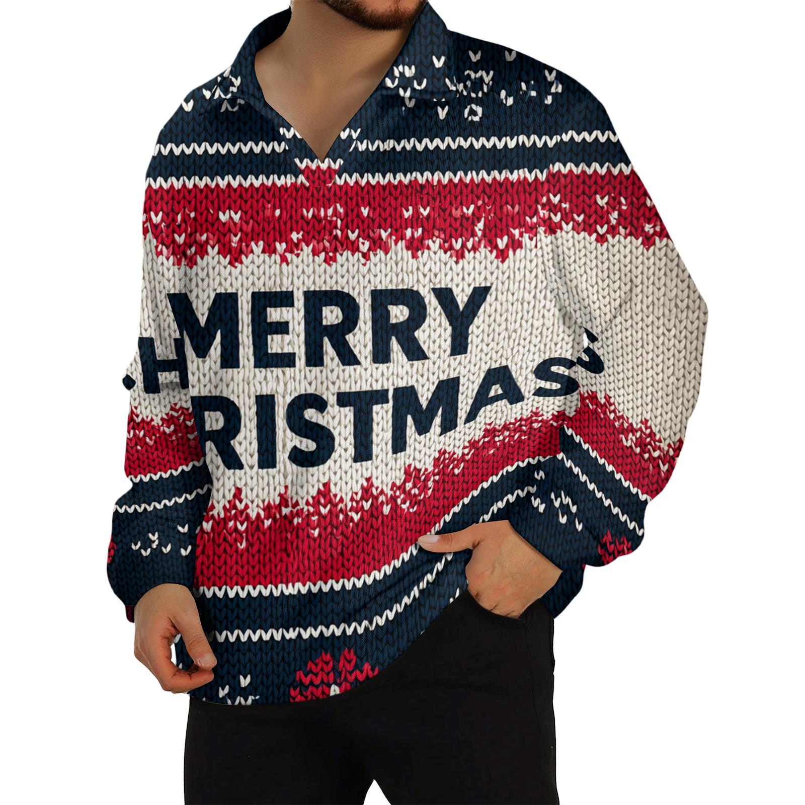 

Мужской повседневный трикотажный базовый топ с длинным рукавом и воротником XXL