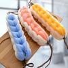 Bath Mesh 2 In 1 Shower Loofah Sponge Soft Exfoliating Bar Back Cleaning Tough Shower Mesh Bath Accessory