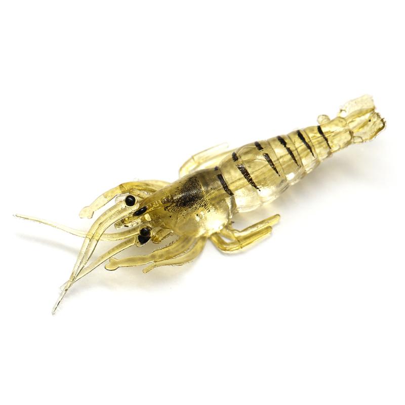 30pcs 4.5CM Shrimp Fishing Lure Soft lure Shrimps Soft Baits