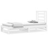 Vidaxl Extendable Bed, White, 2X(90X200) Cm, Light Pine Wood
