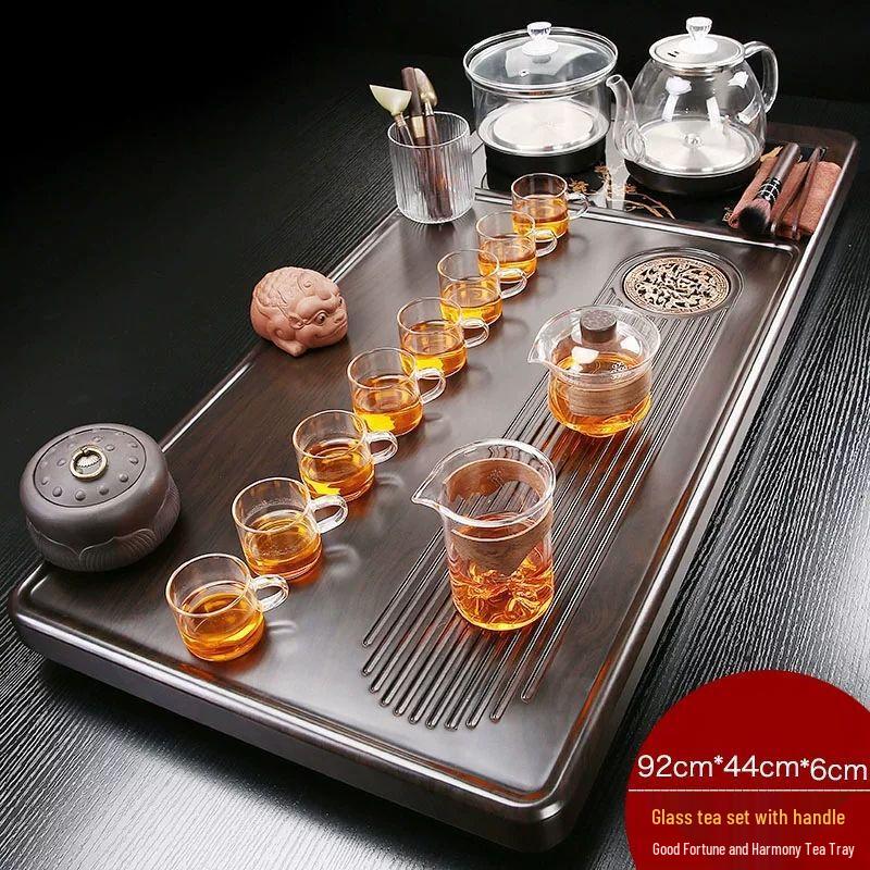 Jiakangming Automatic Solid Wood Kung Fu Tea Tray