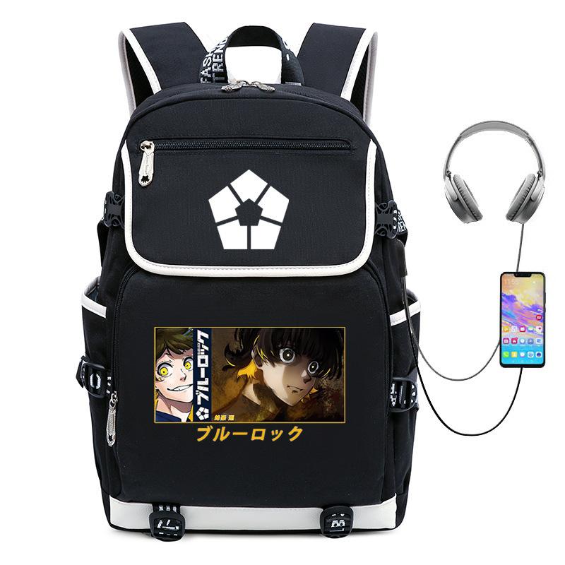 Anime skolēna skolas soma, Zila Cietuma