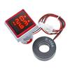 Mini Dual Display Voltmeter & Ammeter LED Digital Voltage Gauge AC 50-380V 0-100A Current Meter Durable Voltage Panel Tester