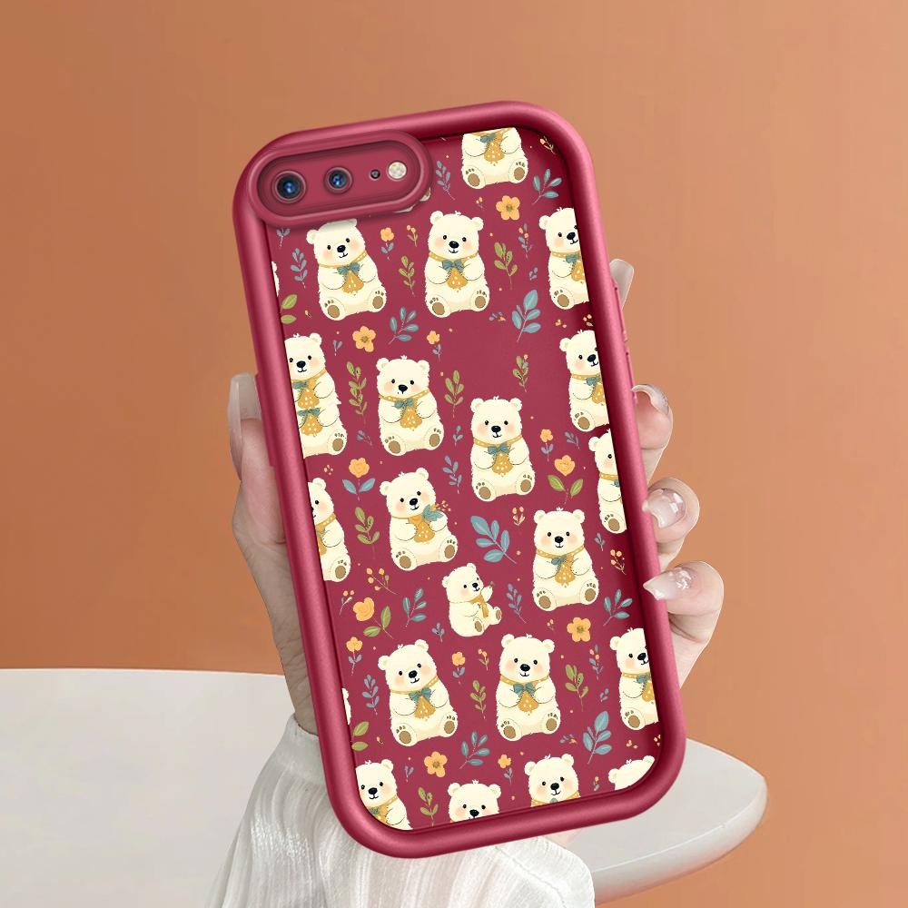 

Чехол для телефона с рисунком мультяшного медведя для iPhone Samsung Galaxy Xiaomi Redmi POCO HUAWEI Honor, противоударный, резиновый, мягкий, гибкий чехол Samsung A34 5G