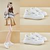 New Summer White Shoes for Female Students' Height-enhancing Breathable Sports Shoes Trendy Casual Shoes