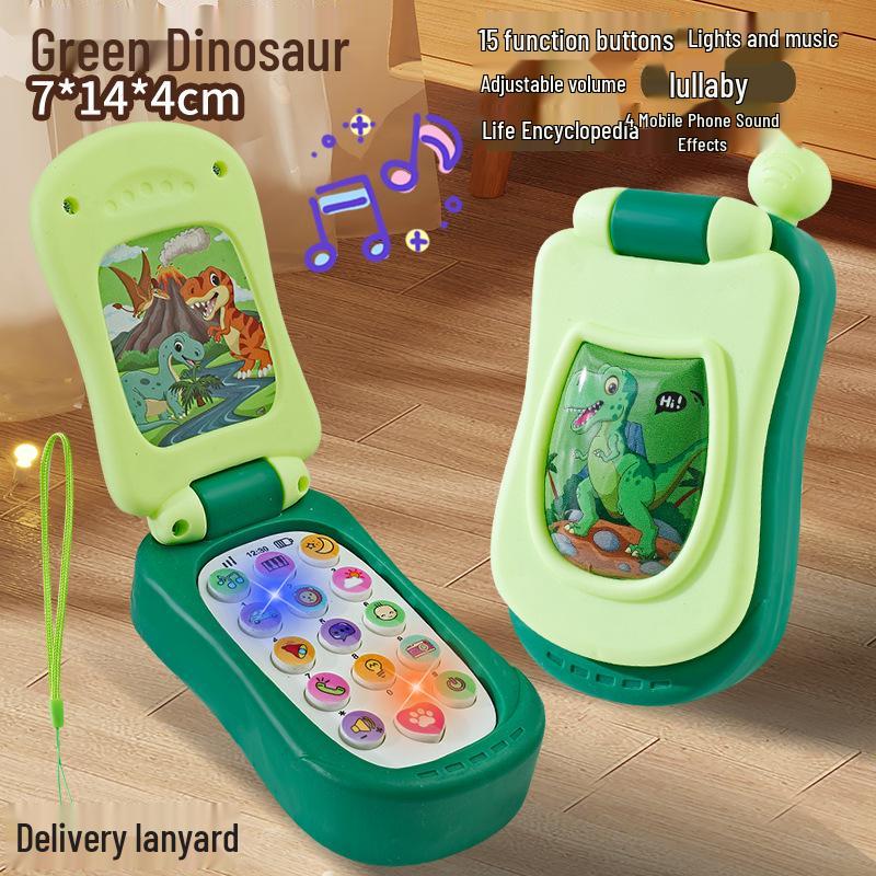 

Children s Multifunctional Educational Music Phone Toy with Cartoon Lights