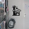 Decoración de Pared para Lavadero Arte Metálico Letrero Colgante Artesanía de Hierro Diseño de Perchero Decoración de Pared del Hogar Uso Interior Exterior