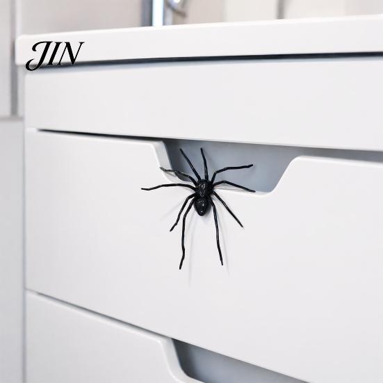 Spooky Spider Decoration 3D Fridge Magnet, Realistic Magnetic for Halloween Party Supplies Refrigerator, Car Surface, Garage Door, Parties,