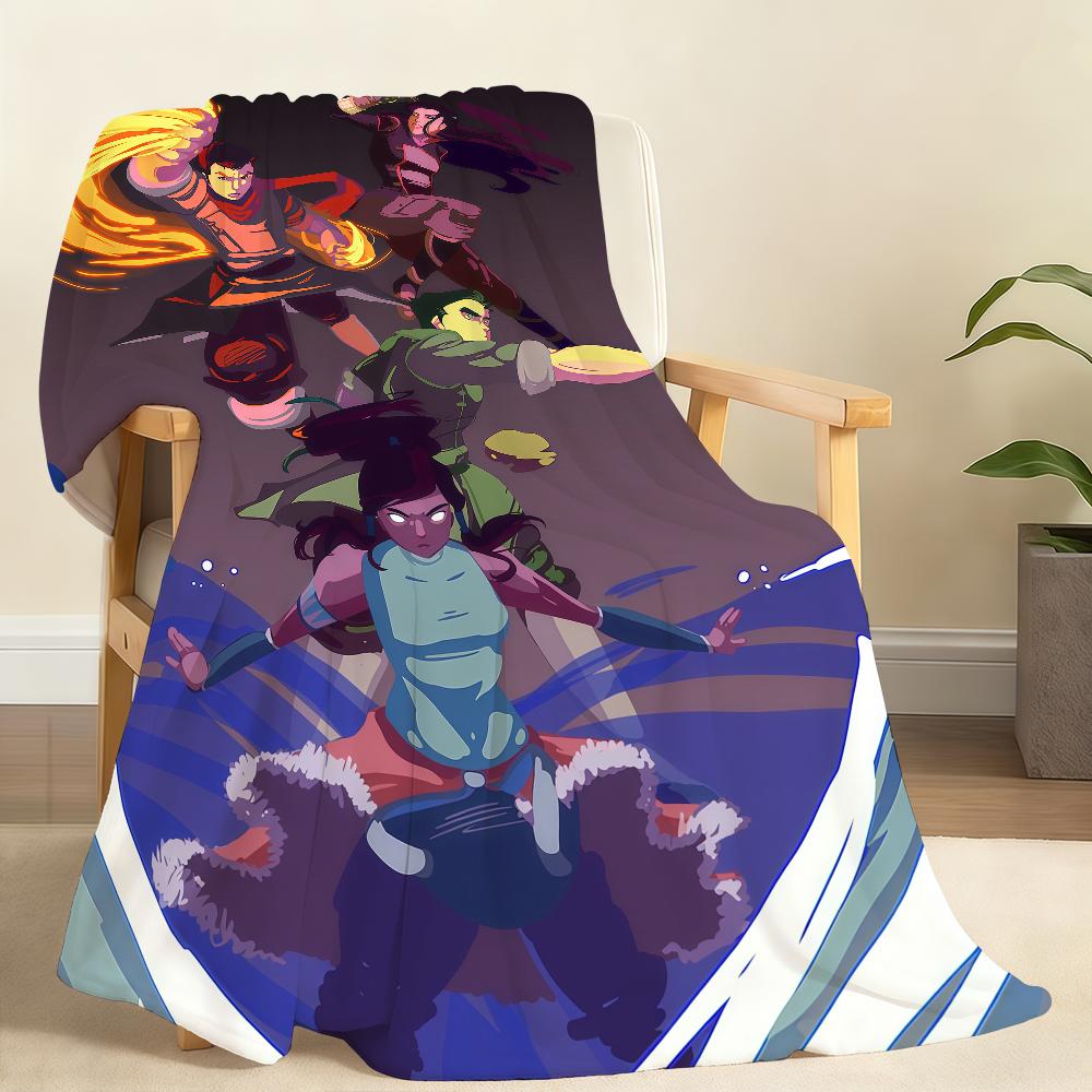 Cartoon A Avatar The L Legend of K Korra A Blanket Soft Throw Blanket for Home Bedroom Bed Sofa Picnic Travel Office BlanketGift