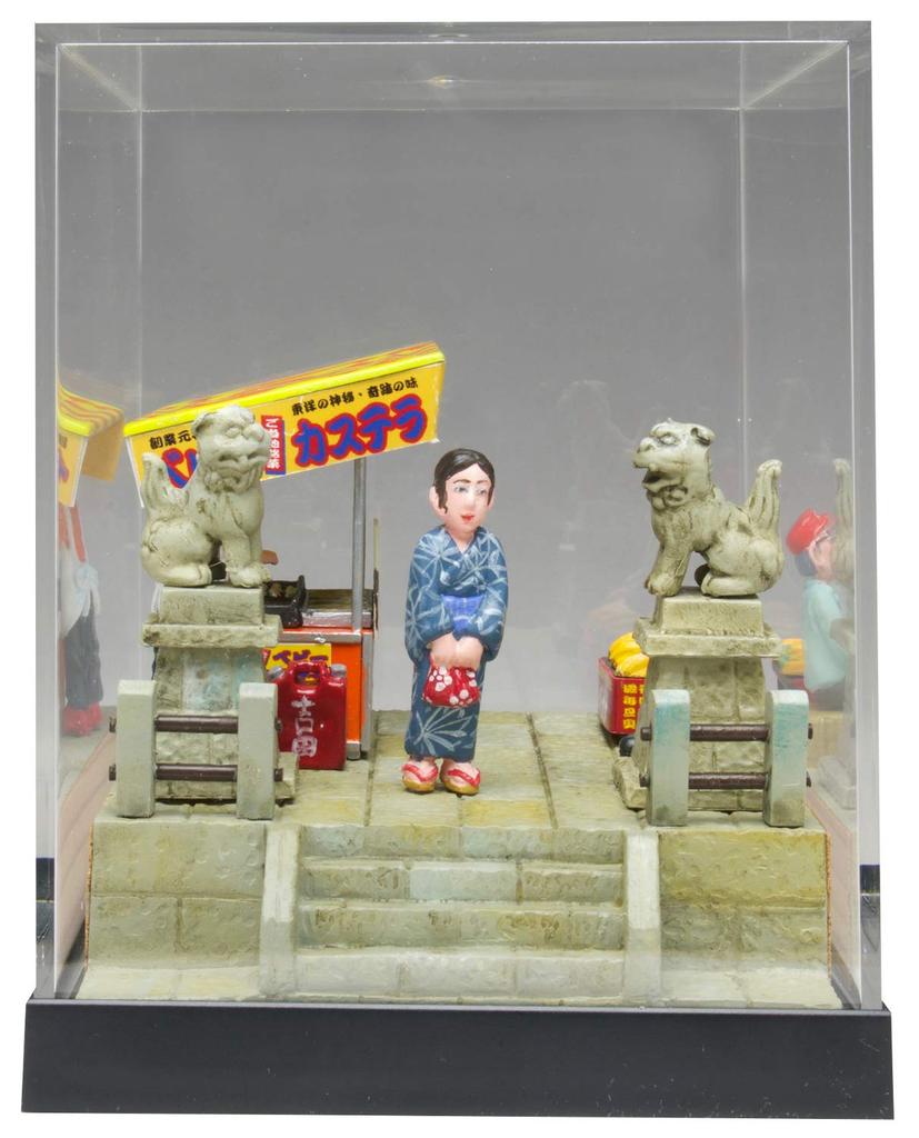 PLATZ Showa Retro World Festival Stall Baby Castella Shop Plastic Model -Takaki Yamamoto- SRS-4