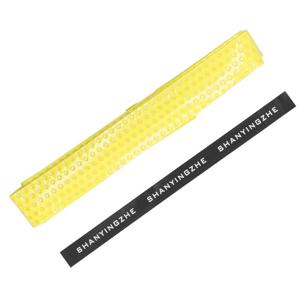 PU Tennis Racket Overgrip Comfortable Hand Feeling Non Slip Badminton Grip Tape for Outdoor Exercise Yellow
