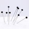 500PCS 4mm Round Glass Head Sewing Pins With Storage Box Mixed Color Dressmaking Pins For Quilting and Pattern Making