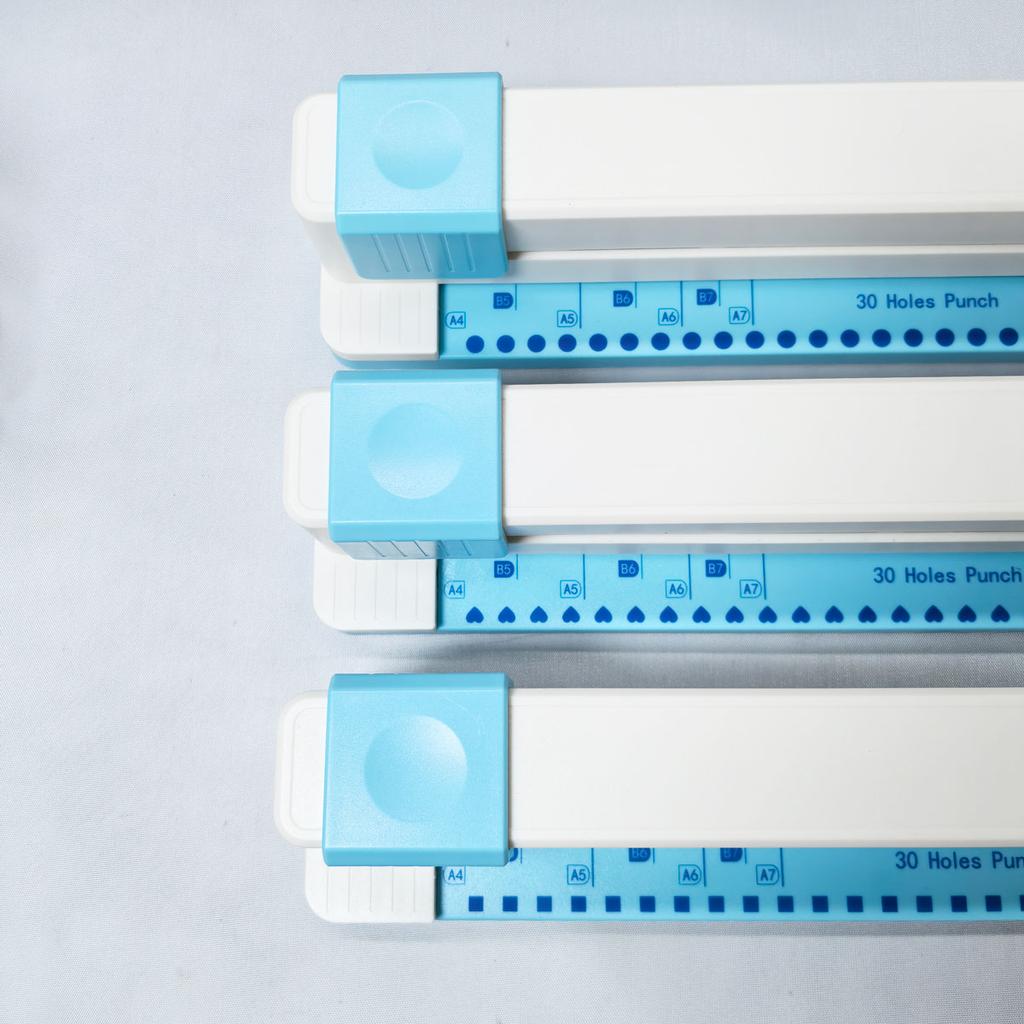Punching Machine 30 Hole Document Collar Punching Machine Manual DIY A4 Punching Machine Letong Office Supplies