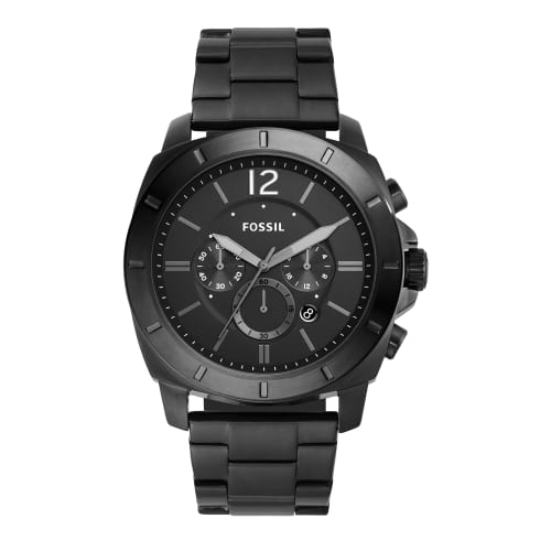 Fossil PRIVATEER BQ2759 Men's Watch, Black