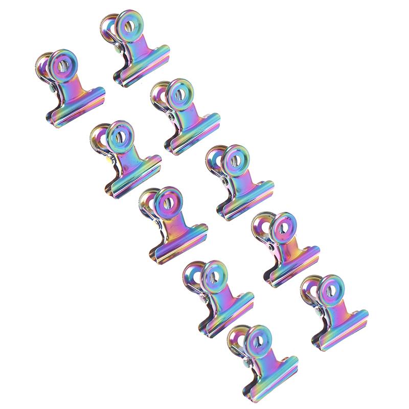 10 Pcs Nagel Tipps Clip Finger Poly Quick Builder Gel Verlängerung Stahl Wrap Werkzeuge